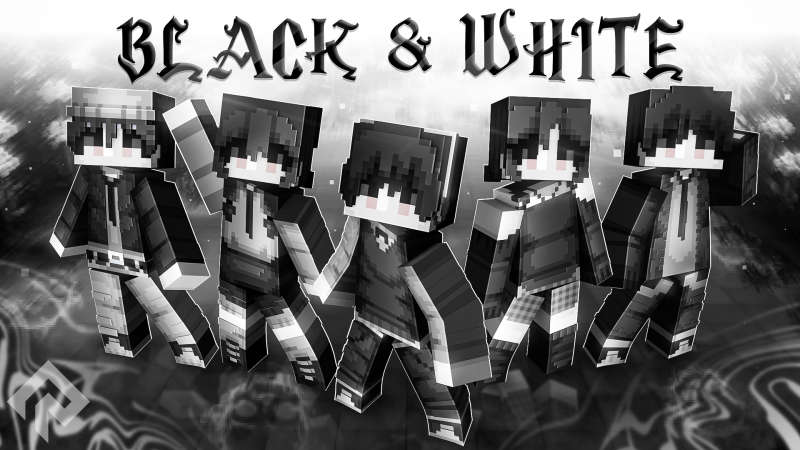 Thumbnail of the Minecraft Bedrock Marketplace product Black And White created by RareLoot.