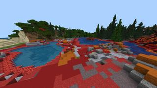 Screenshot of the Minecraft Bedrock Marketplace product Blazing Volcano created by RareLoot.
