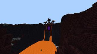 Screenshot of the Minecraft Bedrock Marketplace product Blazing Volcano created by RareLoot.