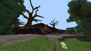 Screenshot of the Minecraft Bedrock Marketplace product Blazing Volcano created by RareLoot.