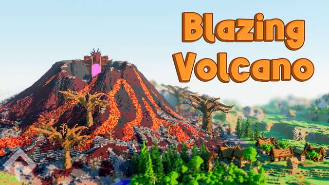 Thumbnail of the Minecraft Bedrock Marketplace product Blazing Volcano created by RareLoot.
