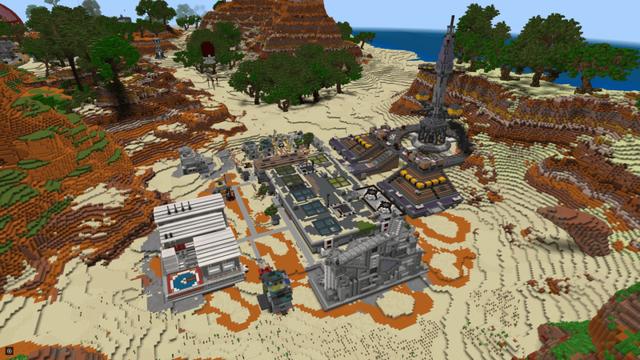 Screenshot of the Minecraft Bedrock Marketplace product Block Royale created by RareLoot.