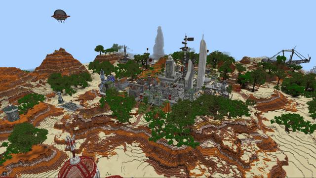 Screenshot of the Minecraft Bedrock Marketplace product Block Royale created by RareLoot.