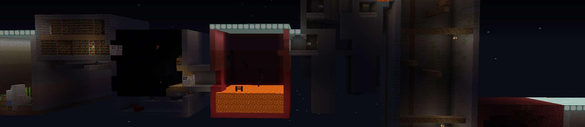 Panorama of the Minecraft Bedrock Marketplace product Break Free created by RareLoot.