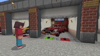 Screenshot of the Minecraft Bedrock Marketplace product Cars+ created by RareLoot.
