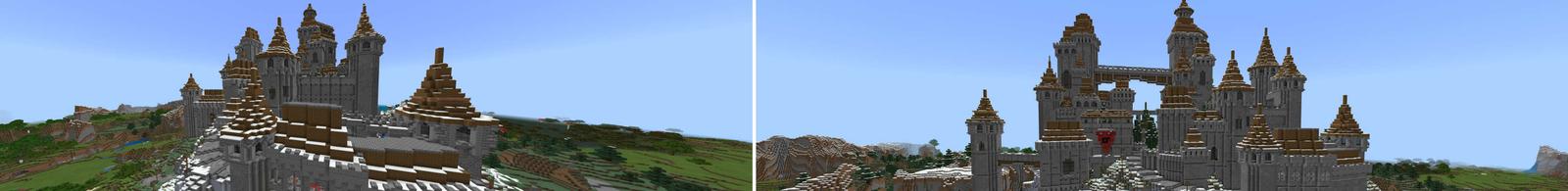 Panorama of the Minecraft Bedrock Marketplace product Castle Expedition created by RareLoot.