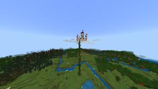 Screenshot of the Minecraft Bedrock Marketplace product Castle in the Sky created by RareLoot.