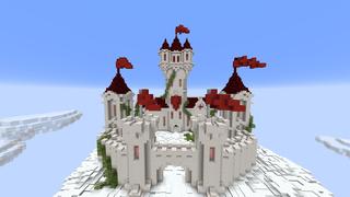 Screenshot of the Minecraft Bedrock Marketplace product Castle in the Sky created by RareLoot.