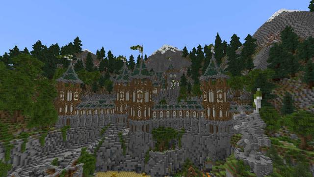 Screenshot of the Minecraft Bedrock Marketplace product Castle of Hochbergen created by RareLoot.