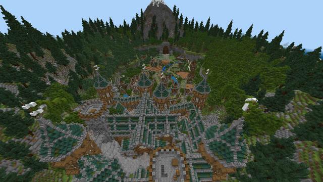 Screenshot of the Minecraft Bedrock Marketplace product Castle of Hochbergen created by RareLoot.