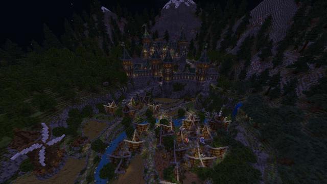 Screenshot of the Minecraft Bedrock Marketplace product Castle of Hochbergen created by RareLoot.