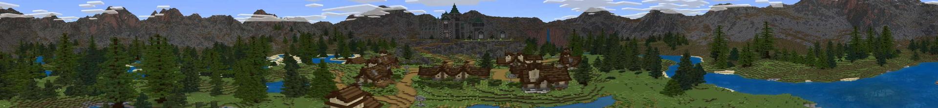 Panorama of the Minecraft Bedrock Marketplace product Castle created by RareLoot.