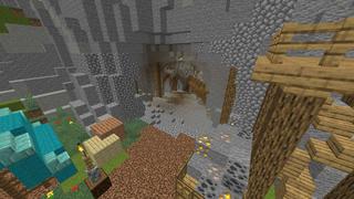 Screenshot of the Minecraft Bedrock Marketplace product Cave Explorer Camp created by RareLoot.