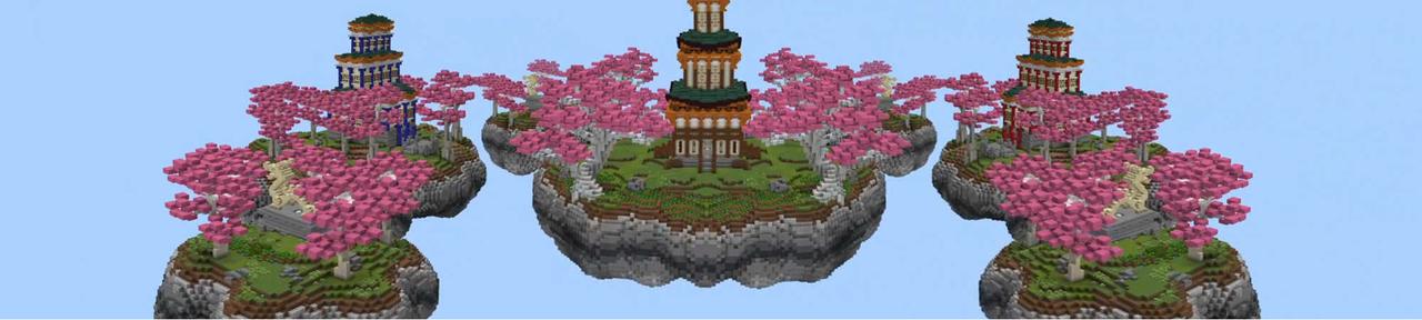 Panorama of the Minecraft Bedrock Marketplace product Chinese New Year Bedwars 2 created by RareLoot.