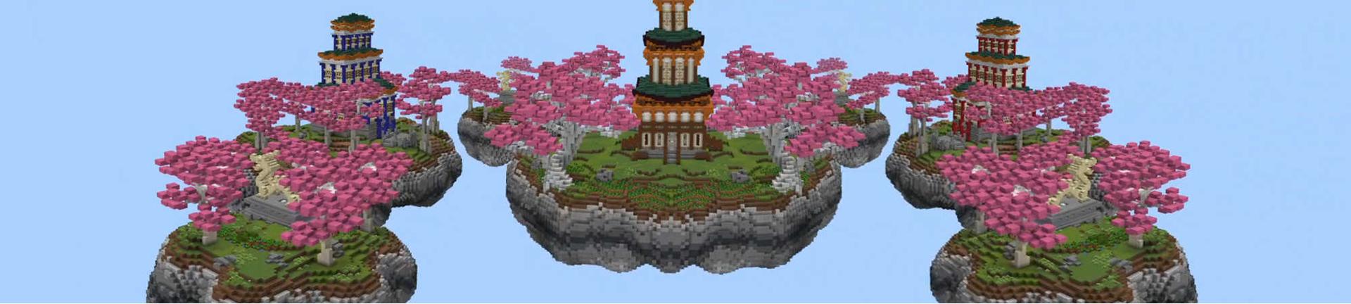 Panorama of the Minecraft Bedrock Marketplace product Chinese New Year Bedwars 2 created by RareLoot.