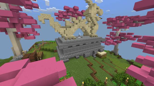 Screenshot of the Minecraft Bedrock Marketplace product Chinese New Year Bedwars 2 created by RareLoot.