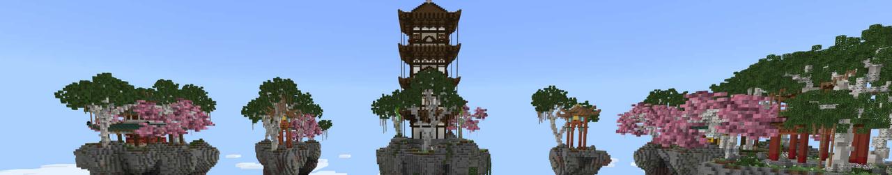 Panorama of the Minecraft Bedrock Marketplace product Chinese New Year Bedwars created by RareLoot.