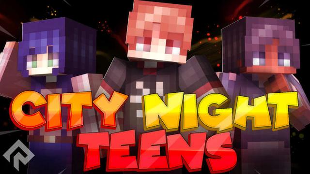 Thumbnail of the Minecraft Bedrock Marketplace product City Night Teens created by RareLoot.