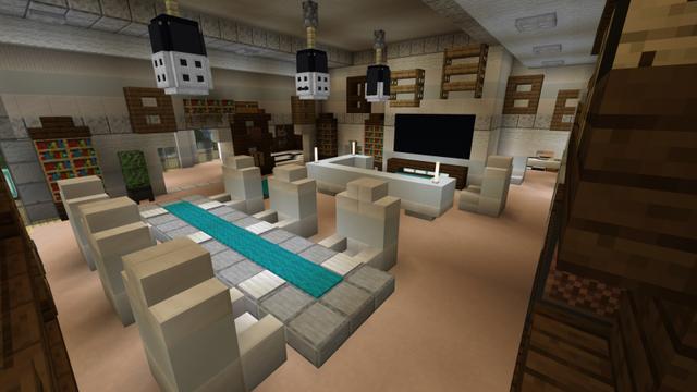 Screenshot of the Minecraft Bedrock Marketplace product Cliffside Mansion created by RareLoot.