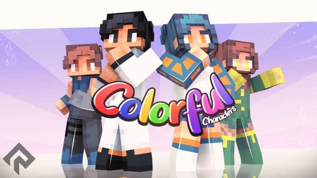 Thumbnail of the Minecraft Bedrock Marketplace product Colorful Characters created by RareLoot.