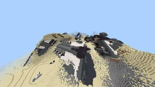 Screenshot of the Minecraft Bedrock Marketplace product Crashed Spaceships created by RareLoot.