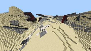 Screenshot of the Minecraft Bedrock Marketplace product Crashed Spaceships created by RareLoot.