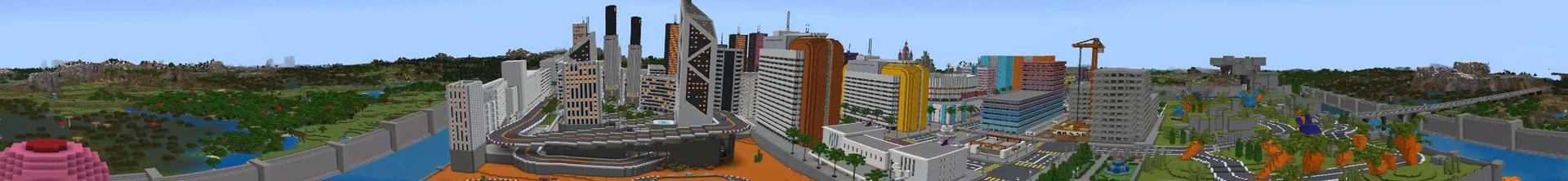 Panorama of the Minecraft Bedrock Marketplace product Crazy Kart Racers created by RareLoot.