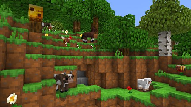 Screenshot of the Minecraft Bedrock Marketplace product Crimsoft Texture Pack created by RareLoot.
