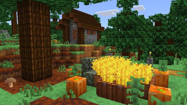 Screenshot of the Minecraft Bedrock Marketplace product Crimsoft Texture Pack created by RareLoot.