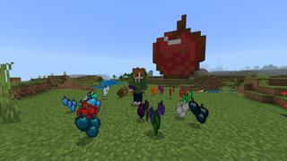 Screenshot of the Minecraft Bedrock Marketplace product Custom Apples+ created by RareLoot.