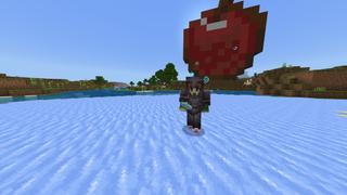 Screenshot of the Minecraft Bedrock Marketplace product Custom Apples+ created by RareLoot.