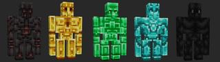 Panorama of the Minecraft Bedrock Marketplace product Custom Golems created by RareLoot.