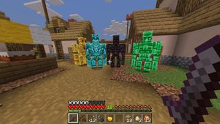 Screenshot of the Minecraft Bedrock Marketplace product Custom Golems created by RareLoot.