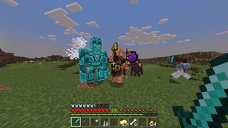 Screenshot of the Minecraft Bedrock Marketplace product Custom Golems created by RareLoot.