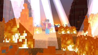 Screenshot of the Minecraft Bedrock Marketplace product Custom Hearts created by RareLoot.