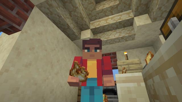 Screenshot of the Minecraft Bedrock Marketplace product Custom Totems created by RareLoot.