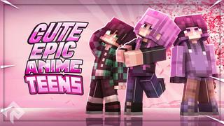 Thumbnail of the Minecraft Bedrock Marketplace product Cute Epic Anime Teens created by RareLoot.