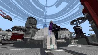 Screenshot of the Minecraft Bedrock Marketplace product Cyber Base created by RareLoot.