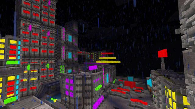 Cyber City by RareLoot | CHUNK - Minecraft Bedrock Marketplace Explorer