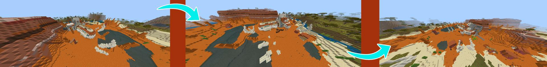 Panorama of the Minecraft Bedrock Marketplace product Cyber Outpost created by RareLoot.