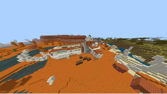 Screenshot of the Minecraft Bedrock Marketplace product Cyber Outpost created by RareLoot.