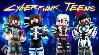 Thumbnail of the Minecraft Bedrock Marketplace product Cyberpunk Teens created by RareLoot.