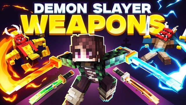 Thumbnail of the Minecraft Bedrock Marketplace product Demon Slayer Weapons created by RareLoot.