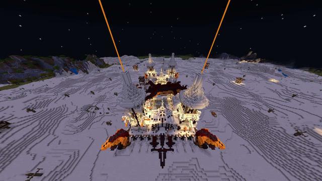 Screenshot of the Minecraft Bedrock Marketplace product Desert Dragon Temple created by RareLoot.