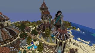 Screenshot of the Minecraft Bedrock Marketplace product Desert Palace created by RareLoot.