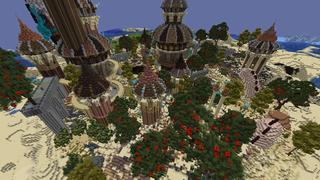 Screenshot of the Minecraft Bedrock Marketplace product Desert Palace created by RareLoot.