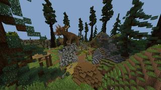 Screenshot of the Minecraft Bedrock Marketplace product Dinosaur Land created by RareLoot.