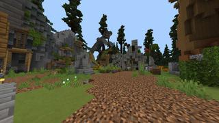 Screenshot of the Minecraft Bedrock Marketplace product Dinosaur Land created by RareLoot.