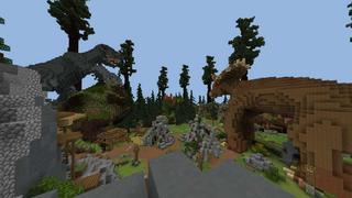 Screenshot of the Minecraft Bedrock Marketplace product Dinosaur Land created by RareLoot.