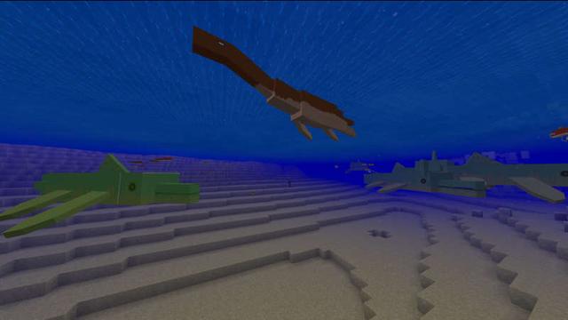 Screenshot of the Minecraft Bedrock Marketplace product Dinosaur Park created by RareLoot.